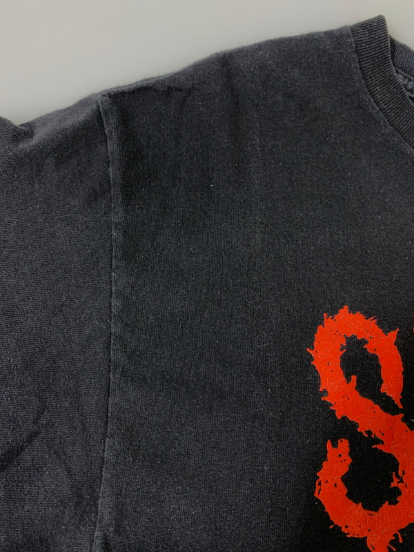 【中古品】【メンズ】 SLIPKNOT スリップノット 00S JOEY JORDISON TEE ジョーイ・ジョーディソン 半袖Tシャツ 146-260714-ta-29-min サイズ：サイズ不明 カラー：ブラック 万代Net店