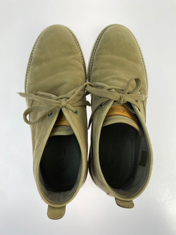 【中古品】【メンズ】 LOUIS VUITTON ルイ・ヴィトン チャッカブーツ 靴 シューズ 179-260719-AS-29-min サイズ：7 カラー：ベージュ 万代Net店