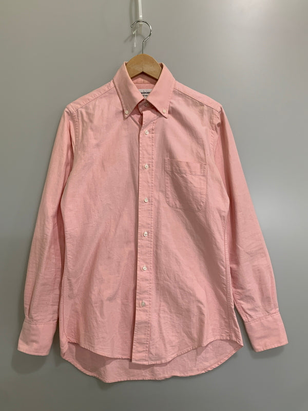 【中古品】【メンズ】 THOM BROWN トムブラウン OX BD SHIRT オックスフォード ボタンダウンシャツ 長袖シャツ 141-260714-ta-33-min サイズ：1 カラー：ピンク系 万代Net店