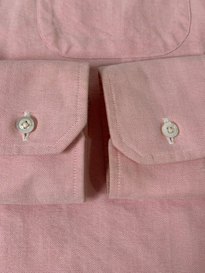 【中古品】【メンズ】 THOM BROWN トムブラウン OX BD SHIRT オックスフォード ボタンダウンシャツ 長袖シャツ 141-260714-ta-33-min サイズ：1 カラー：ピンク系 万代Net店