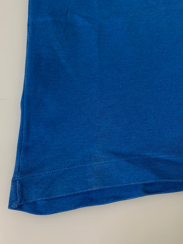 【中古品】【メンズ】 LOUIS VUITTON ルイ・ヴィトン DAMIER POLO SHIRT ダミエ ポロシャツ 半袖シャツ 179-260714-ta-34-min サイズ：M カラー：ブルー 万代Net店
