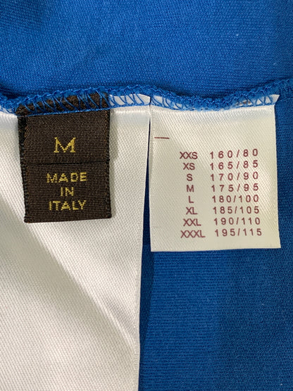 【中古品】【メンズ】 LOUIS VUITTON ルイ・ヴィトン DAMIER POLO SHIRT ダミエ ポロシャツ 半袖シャツ 179-260714-ta-34-min サイズ：M カラー：ブルー 万代Net店