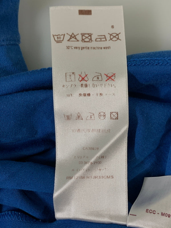 【中古品】【メンズ】 LOUIS VUITTON ルイ・ヴィトン DAMIER POLO SHIRT ダミエ ポロシャツ 半袖シャツ 179-260714-ta-34-min サイズ：M カラー：ブルー 万代Net店