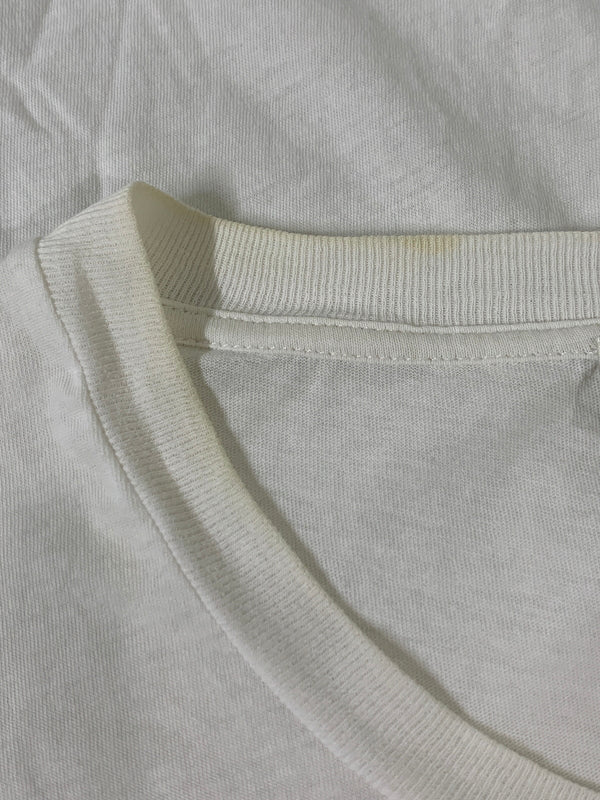 【現状渡し品】【メンズ】 SAINT LAURENT イヴ・サンローラン エディ期 BABY TEE ベイビー 半袖Tシャツ プリントＴ 141-260714-ta-28-min サイズ：M カラー：ホワイト 万代Net店