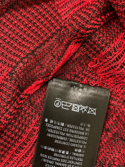 【中古品】【メンズ】 BALENCIAGA バレンシアガ CHECK SHIRT チェックシャツ 半袖シャツ 141-260714-ta-26-min サイズ：S カラー：レッド/ブラック 万代Net店