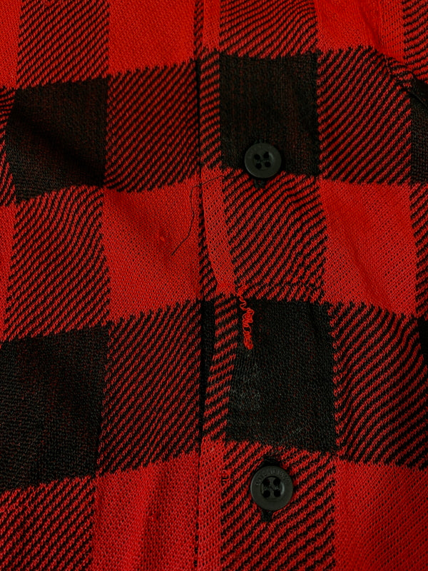 【中古品】【メンズ】 BALENCIAGA バレンシアガ CHECK SHIRT チェックシャツ 半袖シャツ 141-260714-ta-26-min サイズ：S カラー：レッド/ブラック 万代Net店