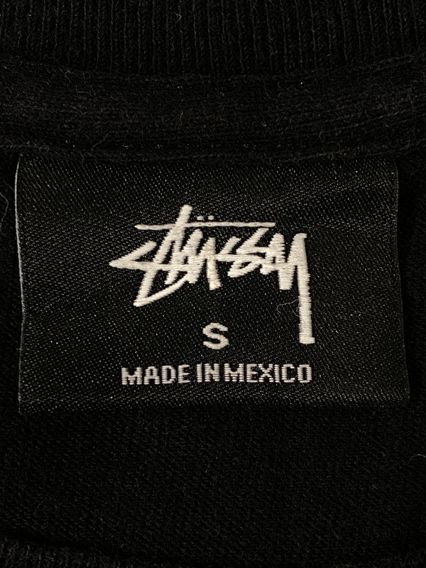 【中古品】【メンズ】 STUSSY ステューシー GIRL PRINT L/S TEE ガール プリント ロングスリーブ 長袖 プリント Tシャツ メンズ トップス 142-260720-em-13-min サイズ：Ｓ カラー：ブラック 万代Net店
