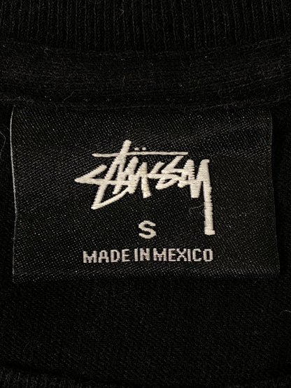 【中古品】【メンズ】 STUSSY ステューシー GIRL PRINT L/S TEE ガール プリント ロングスリーブ 長袖 プリント Tシャツ メンズ トップス 142-260720-em-13-min サイズ：Ｓ カラー：ブラック 万代Net店