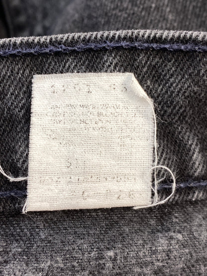 【中古品】【メンズ】 LEVI'S リーバイス 550 後染め BLACK PANTS ブラックデニム デニムパンツ ボトムス 157-260727-jt-30-min サイズ：W36 L32 カラー：ブラック 万代Net店