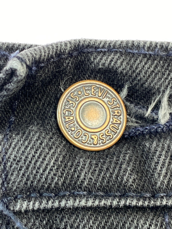 【中古品】【メンズ】 LEVI'S リーバイス 550 後染め BLACK PANTS ブラックデニム デニムパンツ ボトムス 157-260727-jt-30-min サイズ：W36 L32 カラー：ブラック 万代Net店