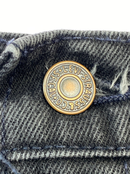 【中古品】【メンズ】 LEVI'S リーバイス 550 後染め BLACK PANTS ブラックデニム デニムパンツ ボトムス 157-260727-jt-30-min サイズ：W36 L32 カラー：ブラック 万代Net店