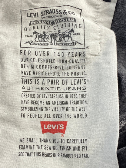 【中古品】【メンズ】 LEVI'S リーバイス 550 後染め BLACK PANTS ブラックデニム デニムパンツ ボトムス 157-260727-jt-30-min サイズ：W36 L32 カラー：ブラック 万代Net店