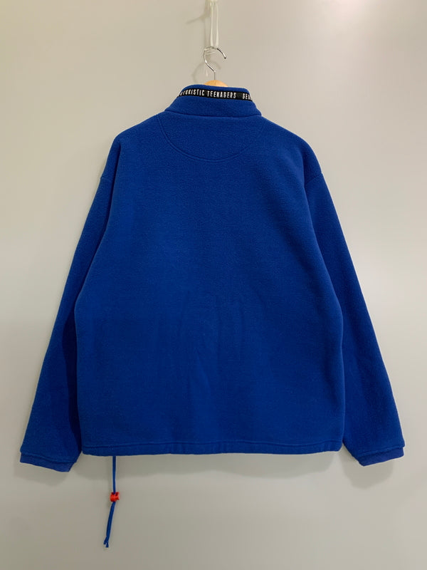 【中古品】【メンズ】 HUMAN MADE ヒューマンメード FLEECE STAND COLLAR PULLOVER フリース スタンドカラー プルオーバー 142-260714-ta-23-min サイズ：M カラー：ブルー 万代Net店