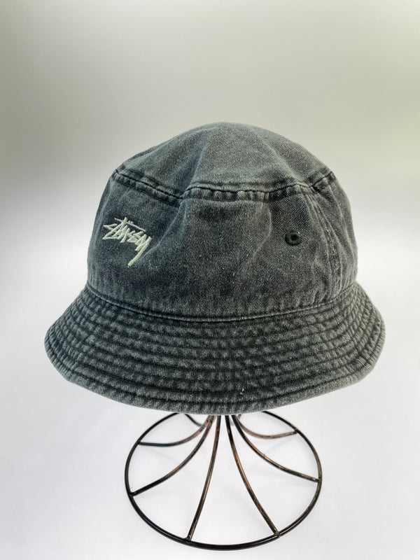 【中古品】【メンズ】 STUSSY ステューシー バケットハット 帽子 185-260719-AS-46-min サイズ：S/M カラー：グレー 万代Net店