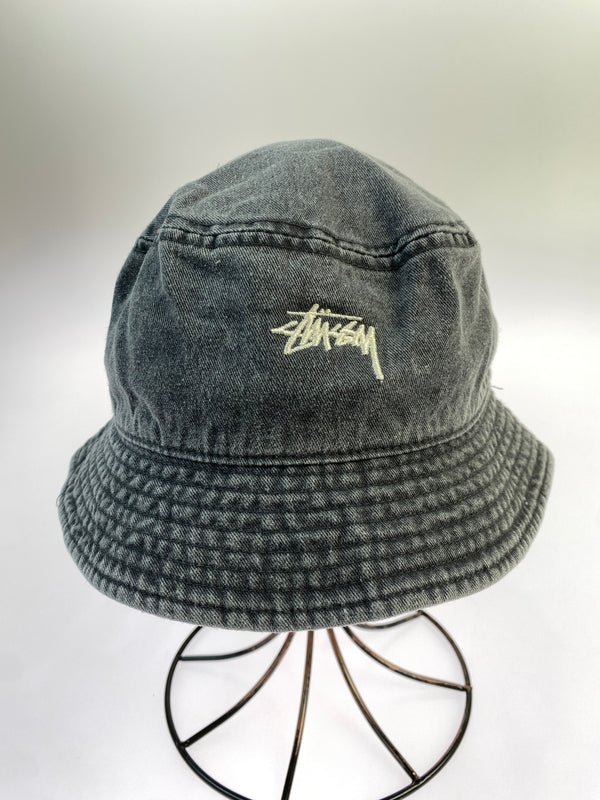 【中古品】【メンズ】 STUSSY ステューシー バケットハット 帽子 185-260719-AS-46-min サイズ：S/M カラー：グレー 万代Net店