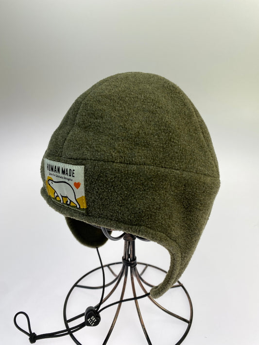 【中古品】【メンズ】 HUMAN MADE ヒューマンメイド FLEECE FLEECE EARFLAP フリース イヤーフラップ 帽子 185-260719-AS-42-min カラー：カーキ 万代Net店