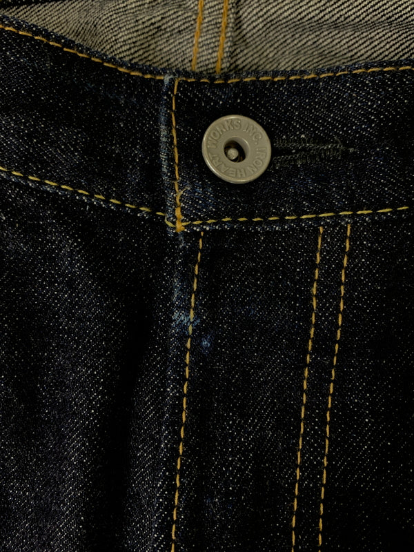 【中古品】【メンズ】 IRON HEART アイアンハート SELVEDGE DENIM セルビッジデニム IH-666S-14 14oz ジーンズ ボトムス 156-260714-ta-32-min サイズ：W34 L36 カラー：インディゴ 万代Net店