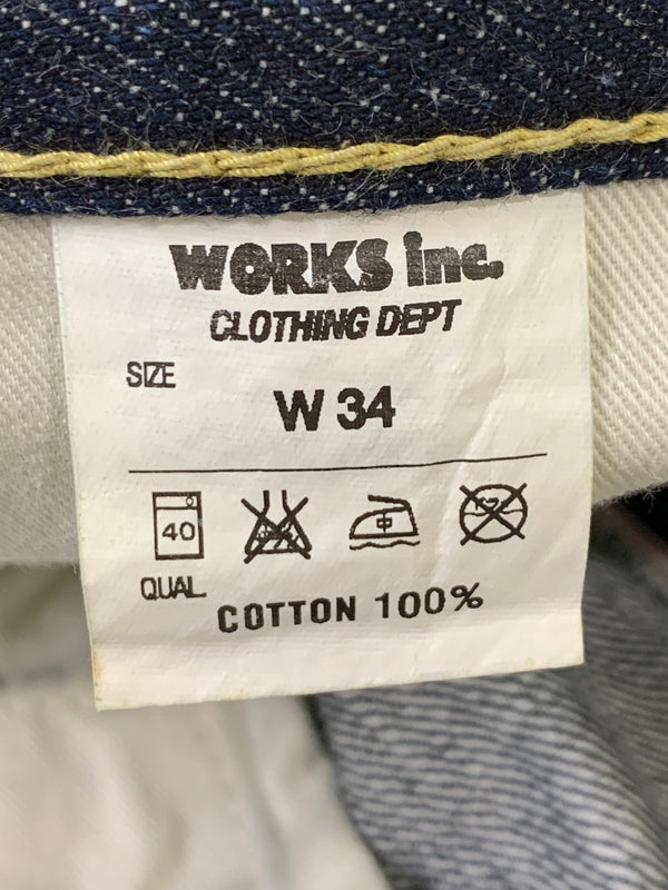【中古品】【メンズ】 IRON HEART アイアンハート SELVEDGE DENIM セルビッジデニム IH-666S-14 14oz ジーンズ ボトムス 156-260714-ta-32-min サイズ：W34 L36 カラー：インディゴ 万代Net店