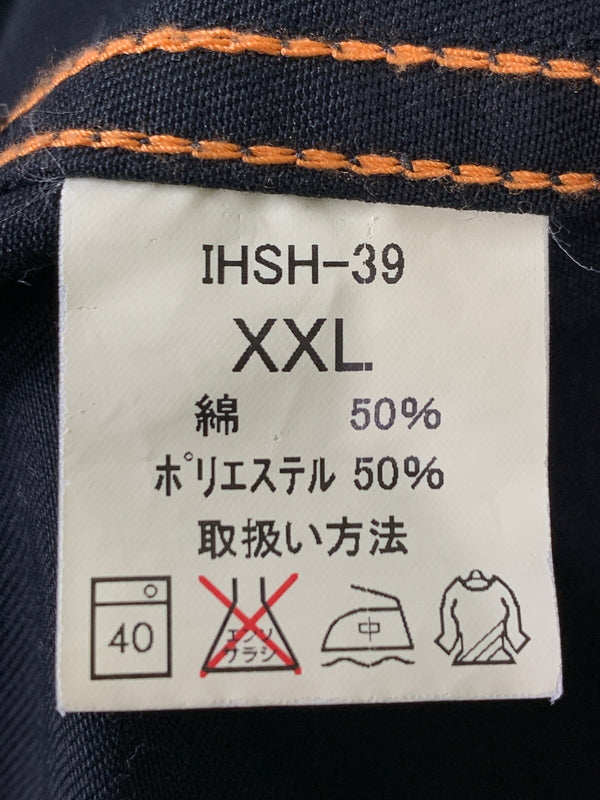 【中古品】【メンズ】 IRON HEART アイアンハート WEAPON MECHANIC WORK SHIRT ウエポンメカニックワークシャツ IHSH-39 半袖シャツ 145-260714-ta-25-min サイズ：XXL カラー：ブラック 万代Net店