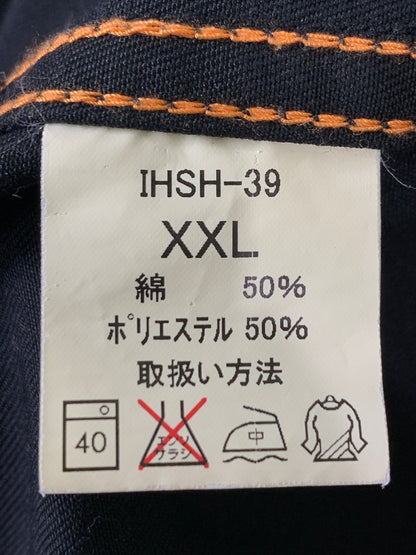 【中古品】【メンズ】 IRON HEART アイアンハート WEAPON MECHANIC WORK SHIRT ウエポンメカニックワークシャツ IHSH-39 半袖シャツ 145-260714-ta-25-min サイズ：XXL カラー：ブラック 万代Net店