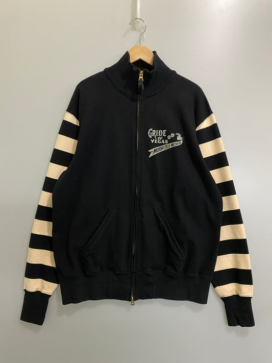 【中古品】【メンズ】 WESTRIDE ウエストライド HEAVYWEIGHT ZIPUP SWEATSHIRT ヘビーウェイト ジップアップ スウェットシャツ メンズ アウター 145-260720-em-07-min サイズ：44 カラー：ブラック 万代Net店