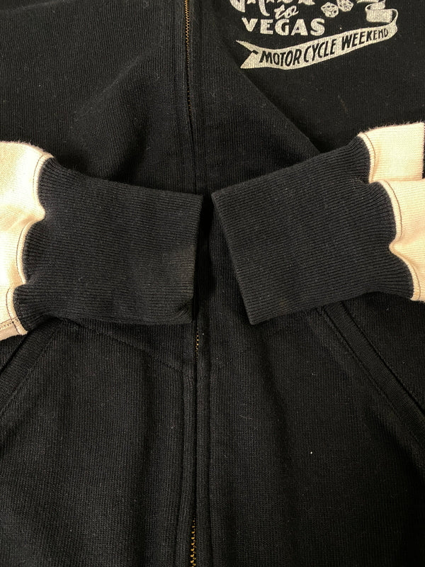 【中古品】【メンズ】 WESTRIDE ウエストライド HEAVYWEIGHT ZIPUP SWEATSHIRT ヘビーウェイト ジップアップ スウェットシャツ メンズ アウター 145-260720-em-07-min サイズ：44 カラー：ブラック 万代Net店