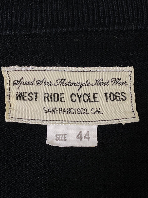 【中古品】【メンズ】 WESTRIDE ウエストライド HEAVYWEIGHT ZIPUP SWEATSHIRT ヘビーウェイト ジップアップ スウェットシャツ メンズ アウター 145-260720-em-07-min サイズ：44 カラー：ブラック 万代Net店