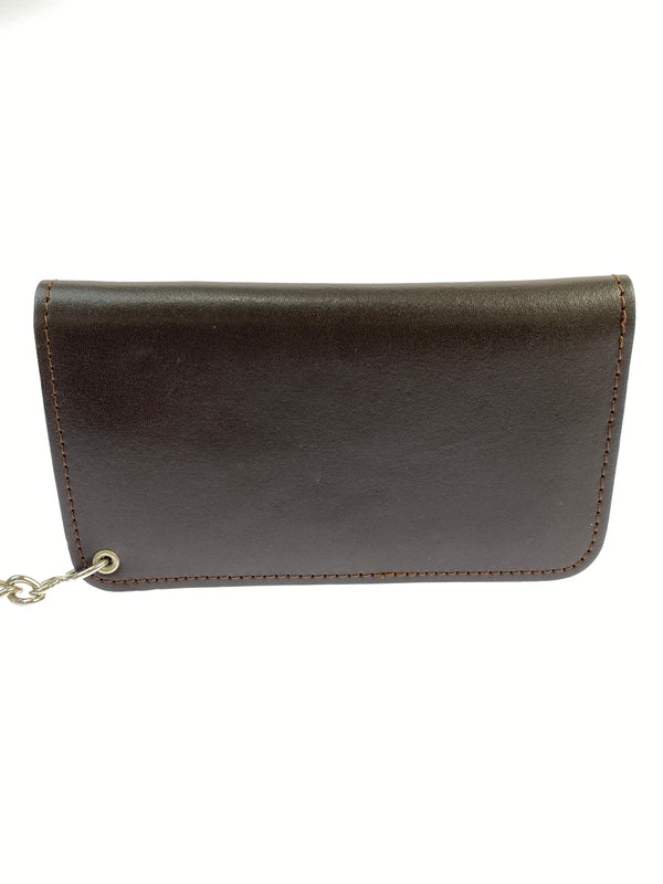 【中古品】【メンズ】 HARLEY-DAVIDSON ハーレーダビッドソン バイカーズウォレット 長財布 ロングウォレット 201-260719-AS-37-min カラー：ブラウン 万代Net店