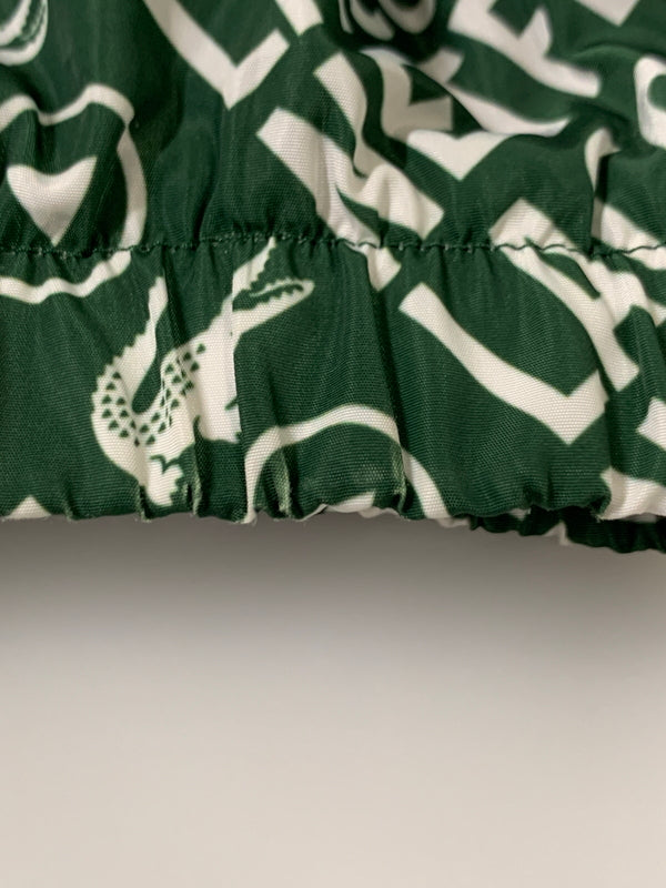 【中古品】【メンズ】 LACOSTE ラコステ ×NETFLIX ネットフリックス XH9342 NYLON EASY PANTS ナイロンイージーパンツ ボトムス 158-260718-AS-7-min サイズ：L カラー：グリーン/ホワイト 万代Net店