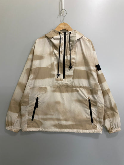【中古品】【メンズ】 CALVIN KLEIN カルバンクライン CAMO ANORAK JACKET K109421 カモ アノラック ジャケット メンズ ライトアウター ハーフジップ 141-260720-em-15-min サイズ：M カラー：ベージュ系 万代Net店