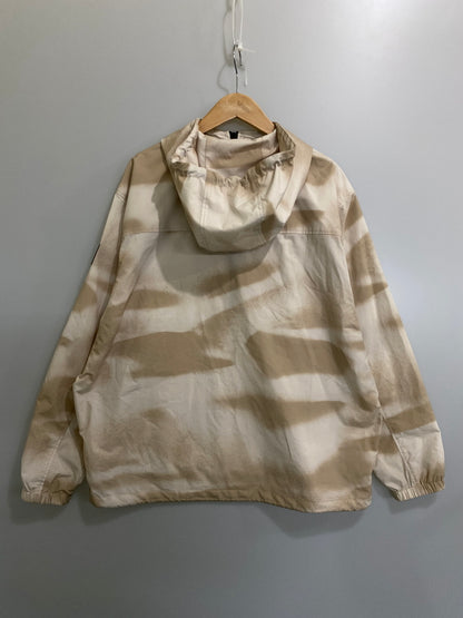 【中古品】【メンズ】 CALVIN KLEIN カルバンクライン CAMO ANORAK JACKET K109421 カモ アノラック ジャケット メンズ ライトアウター ハーフジップ 141-260720-em-15-min サイズ：M カラー：ベージュ系 万代Net店