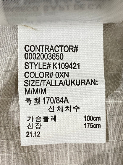 【中古品】【メンズ】 CALVIN KLEIN カルバンクライン CAMO ANORAK JACKET K109421 カモ アノラック ジャケット メンズ ライトアウター ハーフジップ 141-260720-em-15-min サイズ：M カラー：ベージュ系 万代Net店