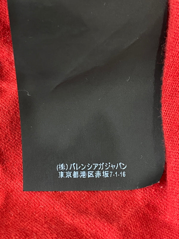 【中古品】【メンズ】 BALENCIAGA バレンシアガ LOGO S/S TEE 541853 ロゴ 半袖Tシャツ メンズ トップス 141-260720-em-14-min サイズ：Ｓ カラー：レッド 万代Net店