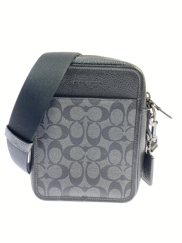 【中古品】【メンズ】 COACH コーチ SULLIVAN CROSSBODY ショルダーバッグ カバン 180-260719-AS-48-min カラー：ブラック 万代Net店