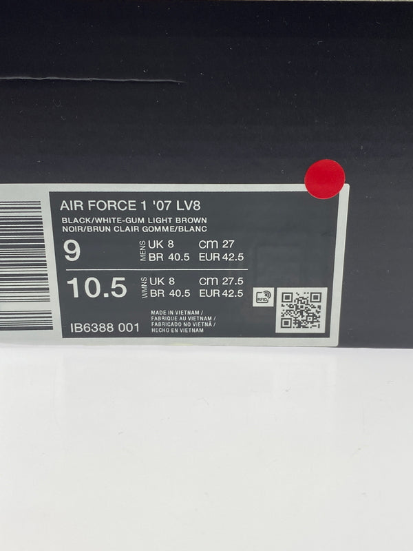 【中古美品】【メンズ】 NIKE ナイキ IB6388-001 AIR FORCE 1 LOW '07 LV8 靴 シューズ スニーカー 160-260719-AS-7-min サイズ：27cm カラー：BLACK/WHITE-GUM LIGHT BROWN 万代Net店