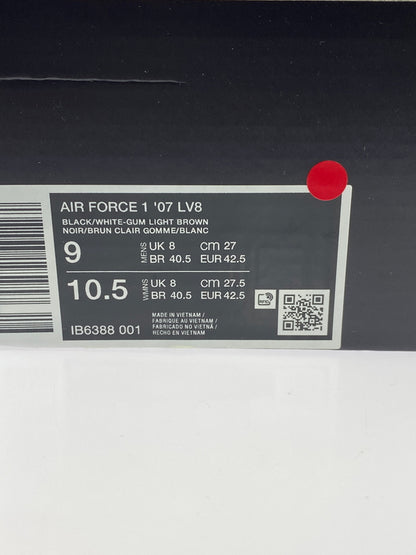 【中古美品】【メンズ】 NIKE ナイキ IB6388-001 AIR FORCE 1 LOW '07 LV8 靴 シューズ スニーカー 160-260719-AS-7-min サイズ：27cm カラー：BLACK/WHITE-GUM LIGHT BROWN 万代Net店