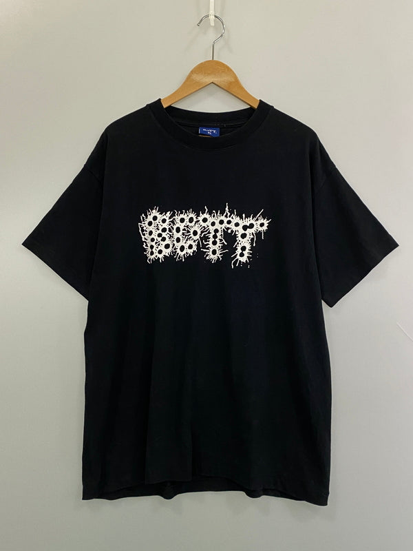【中古品】【メンズ】 BOTT ボット BANG LOGO TEE 253BOTT55 バング ロゴ 半袖Tシャツ メンズ トップス 142-260720-em-83-min サイズ：XL カラー：ブラック 万代Net店