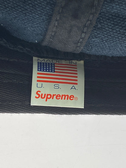 【中古品】【メンズ】 SUPREME シュプリーム 23SS CLASSIC LOGO 6-PANEL CAP キャップ 帽子 185-260719-AS-41-min カラー：ネイビー 万代Net店