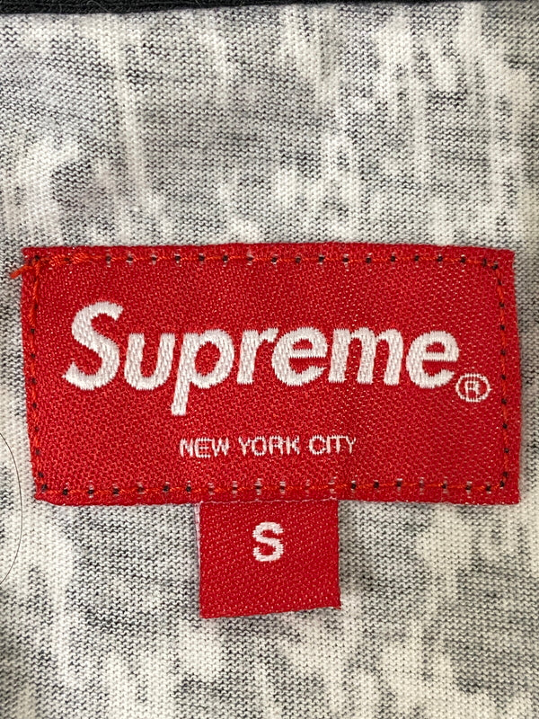 【中古品】【メンズ】 SUPREME シュプリーム LEOPARD POLO レオパード 半袖 ポロシャツ メンズ トップス 柄シャツ 149-260720-em-09-min サイズ：Ｓ カラー：ブラック/ホワイト 万代Net店