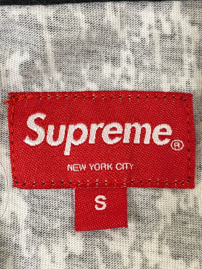 【中古品】【メンズ】 SUPREME シュプリーム LEOPARD POLO レオパード 半袖 ポロシャツ メンズ トップス 柄シャツ 149-260720-em-09-min サイズ：Ｓ カラー：ブラック/ホワイト 万代Net店