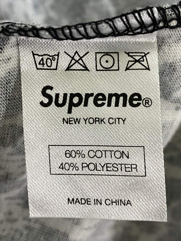 【中古品】【メンズ】 SUPREME シュプリーム LEOPARD POLO レオパード 半袖 ポロシャツ メンズ トップス 柄シャツ 149-260720-em-09-min サイズ：Ｓ カラー：ブラック/ホワイト 万代Net店