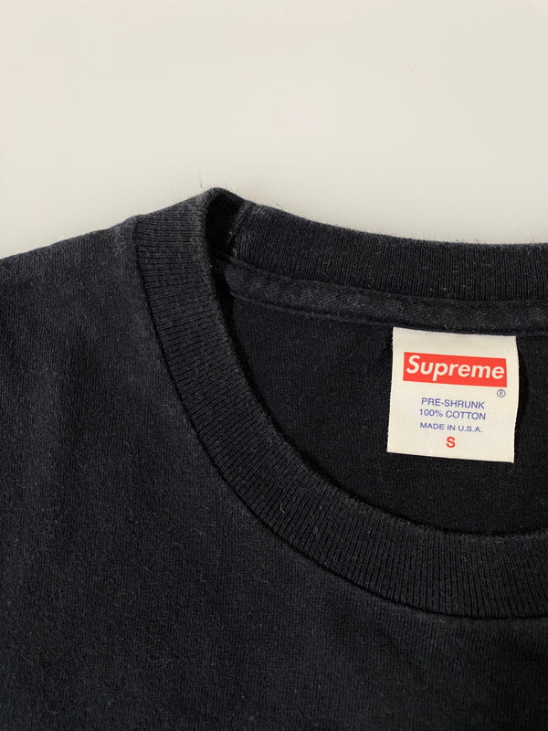 【中古品】【メンズ】 SUPREME シュプリーム YOU STILL SUCK TEE ユー スティック サック 半袖 プリント Tシャツ メンズ トップス 149-260720-em-10-min サイズ：Ｓ カラー：ブラック 万代Net店