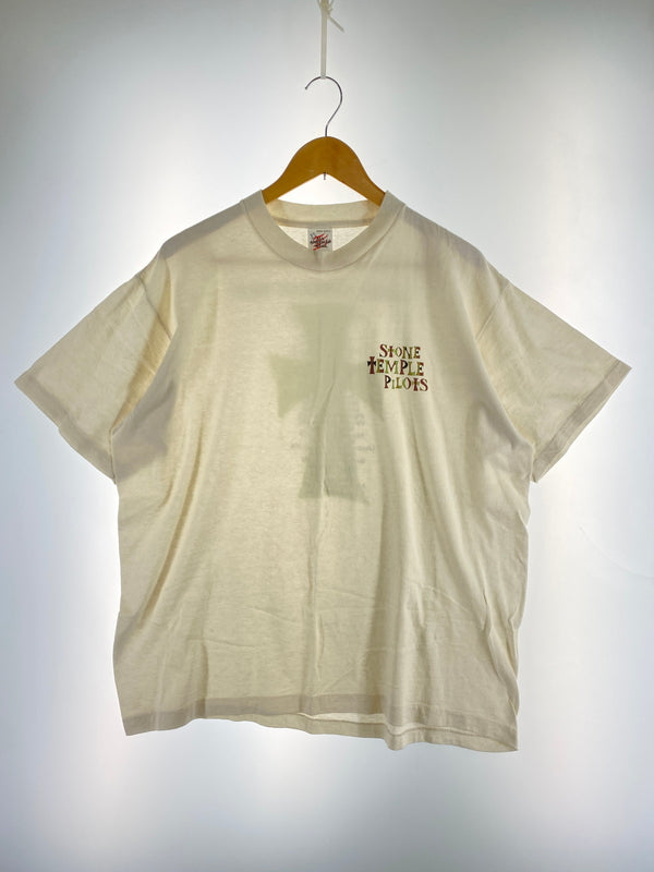 【中古品】【メンズ】 STONE TEMPLE PILOTS ストーンテンプルパイロッツ 90S NORTH AMERICAN TOUR TEE 半袖Tシャツ ショートスリーブ ヴィンテージ 146-260718-AS-46-min サイズ：XL カラー：ベージュ系 万代Net店