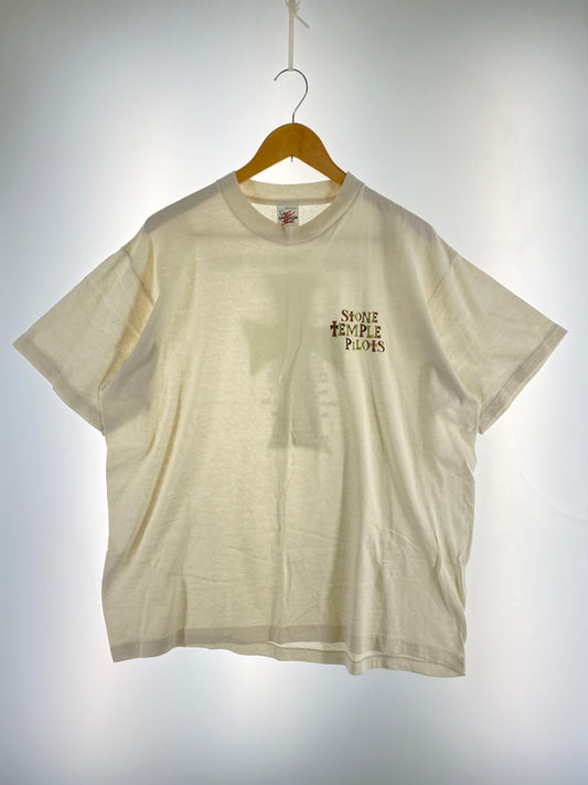 【中古品】【メンズ】 STONE TEMPLE PILOTS ストーンテンプルパイロッツ 90S NORTH AMERICAN TOUR TEE 半袖Tシャツ ショートスリーブ ヴィンテージ 146-260718-AS-46-min サイズ：XL カラー：ベージュ系 万代Net店