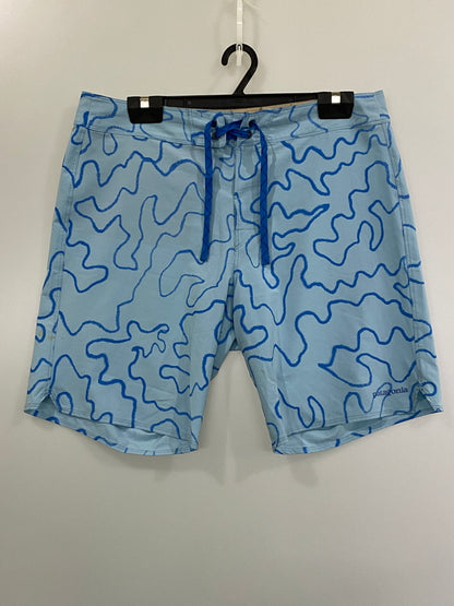 【中古品】【メンズ】 PATAGONIA パタゴニア STRETCH HYDROPEAK GERRY LOPEZ BOARDSHORTS 51884 ストレッチ ハイドロピーク ジェリーロペス ボードショーツ ショートパンツ 155-260720-em-79-min サイズ：34 カラー：ライトブルー 万代Net店