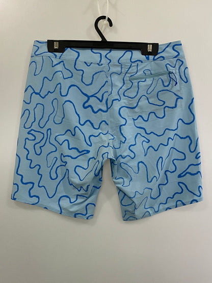 【中古品】【メンズ】 PATAGONIA パタゴニア STRETCH HYDROPEAK GERRY LOPEZ BOARDSHORTS 51884 ストレッチ ハイドロピーク ジェリーロペス ボードショーツ ショートパンツ 155-260720-em-79-min サイズ：34 カラー：ライトブルー 万代Net店