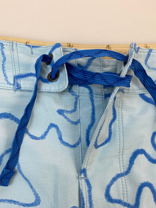【中古品】【メンズ】 PATAGONIA パタゴニア STRETCH HYDROPEAK GERRY LOPEZ BOARDSHORTS 51884 ストレッチ ハイドロピーク ジェリーロペス ボードショーツ ショートパンツ 155-260720-em-79-min サイズ：34 カラー：ライトブルー 万代Net店