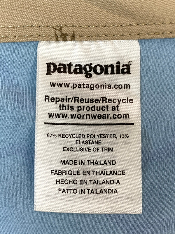 【中古品】【メンズ】 PATAGONIA パタゴニア STRETCH HYDROPEAK GERRY LOPEZ BOARDSHORTS 51884 ストレッチ ハイドロピーク ジェリーロペス ボードショーツ ショートパンツ 155-260720-em-79-min サイズ：34 カラー：ライトブルー 万代Net店