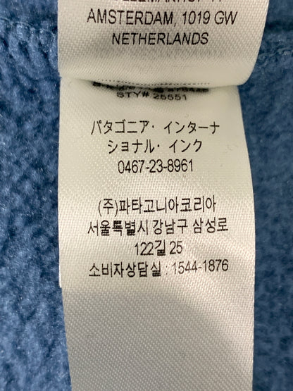 【中古品】【メンズ】 PATAGONIA パタゴニア SYINCHILLA SNAP TEE PULLOVER シンチラ スナップ プルオーバー フリース ライトアウター 144-260714-ta-22-min サイズ：3XL カラー：ブルー系 万代Net店