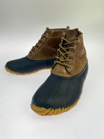 【中古品】【メンズ】 EDDIE BAUER エディー・バウアー ビーンブーツ 靴 シューズ 162-260719-AS-21-min サイズ：8 カラー：ブラウン/ネイビー 万代Net店